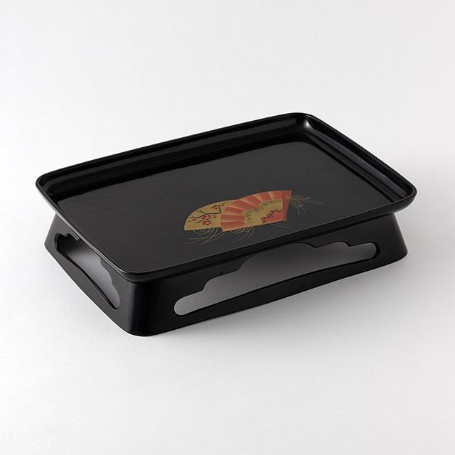 屠蘇器 黒 朱の扇/金扇(屠蘇台)