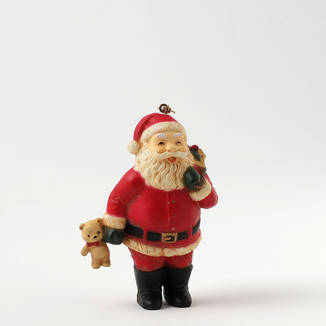 X'mas　オーナメント　サンタ　ぬいぐるみ