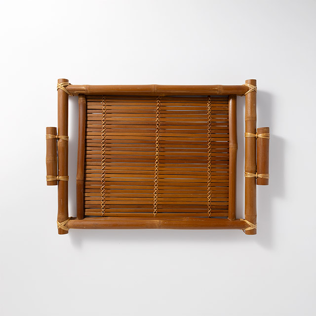 茶　スス竹トレー