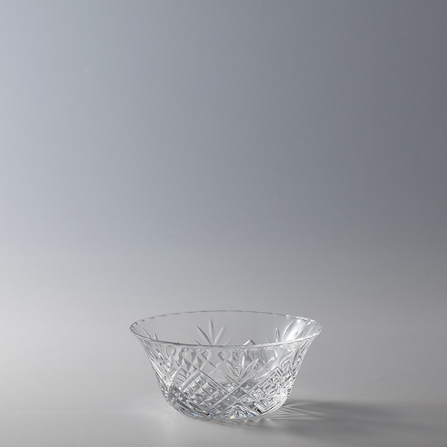 ガラス　マスカレード　12cm鉢