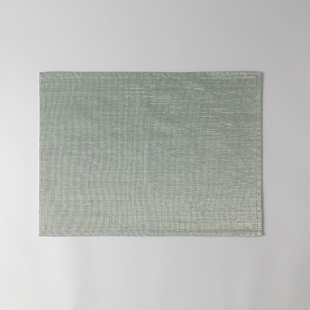 ランチョンマット グリーンラメ