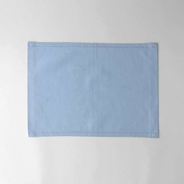 ランチョンマット ブルー サイドステッチ