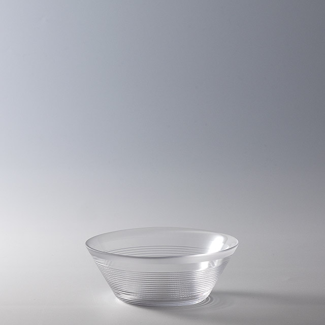 ガラス リドボール 12cm 透明