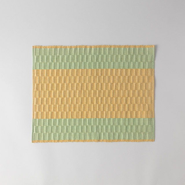 ランチョンマット Blan 黄/緑