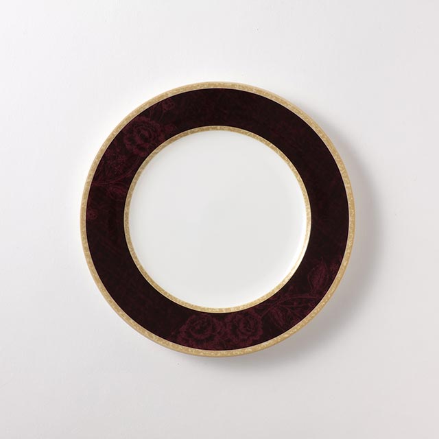 ノリタケ E&C /エンジ 17cm丸