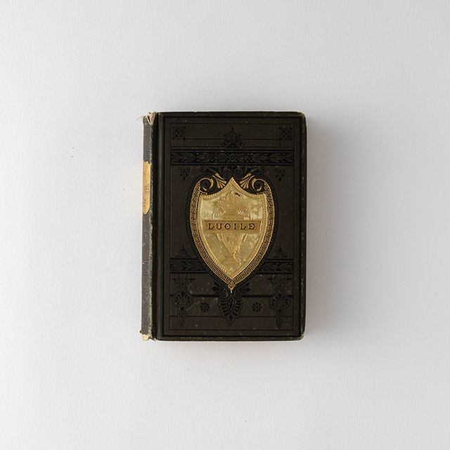 洋書 アンティーク OWEN 茶/金