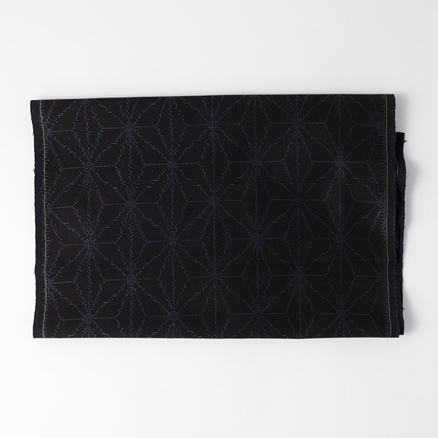 紺地つむぎ 97cm布地