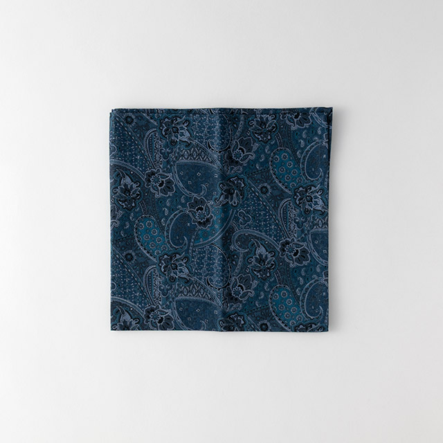 藍色　ナプキン