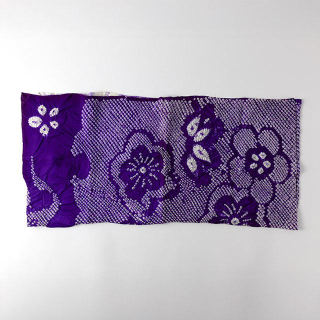 風呂敷 正絹総絞り 紫