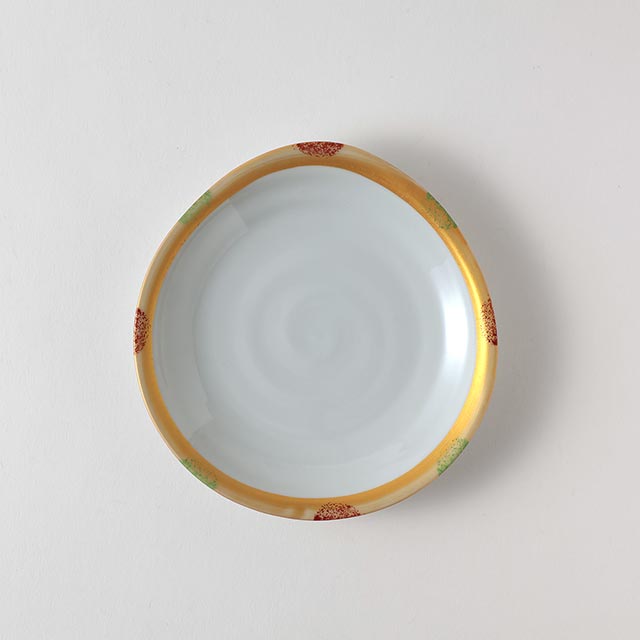 和皿　金ライン　変形　肥前