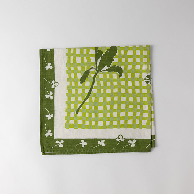 テーブルセンター LIBECO 緑