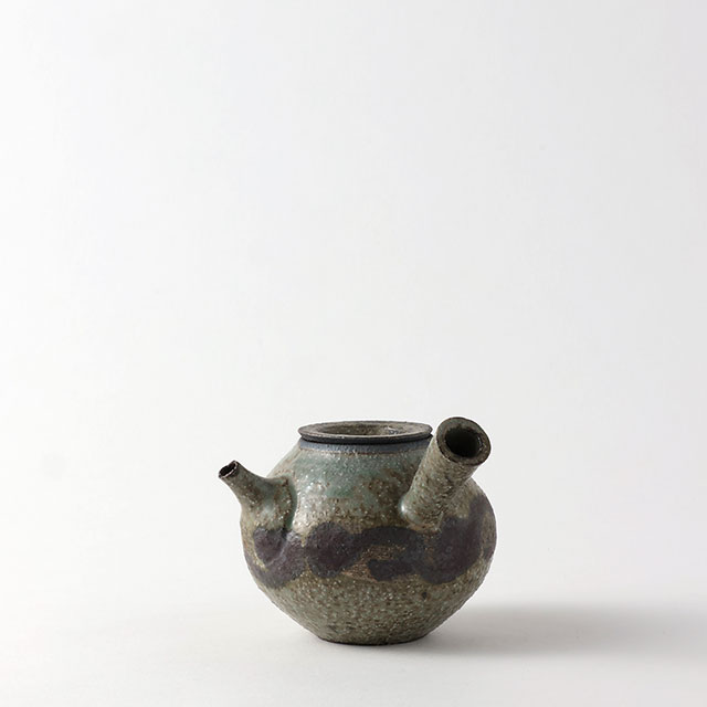 急須 村田森 モスグリーン 小