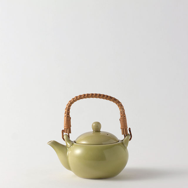 土瓶 ミニ(グリーン)蓋裏カケ有