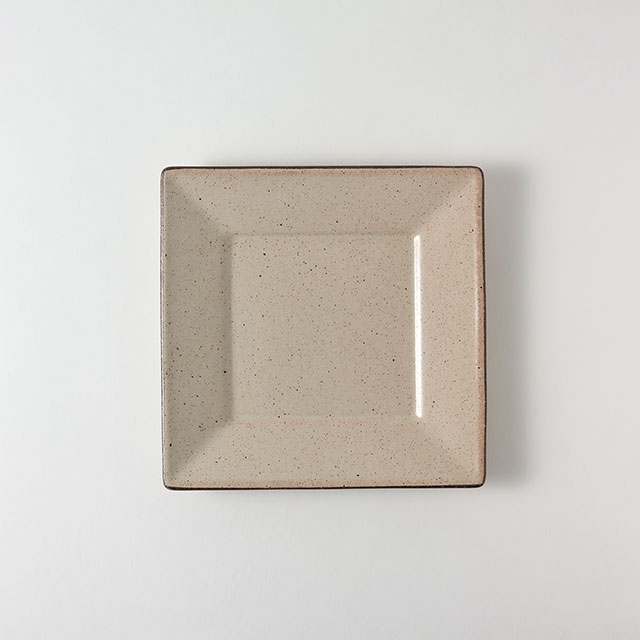 正角盛皿 20.5cm Be サビ