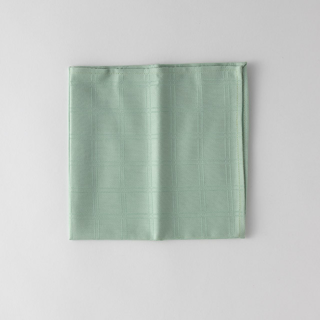 ナプキン AUS 若緑艶格子