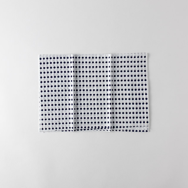 手ぬぐい 水玉 紺