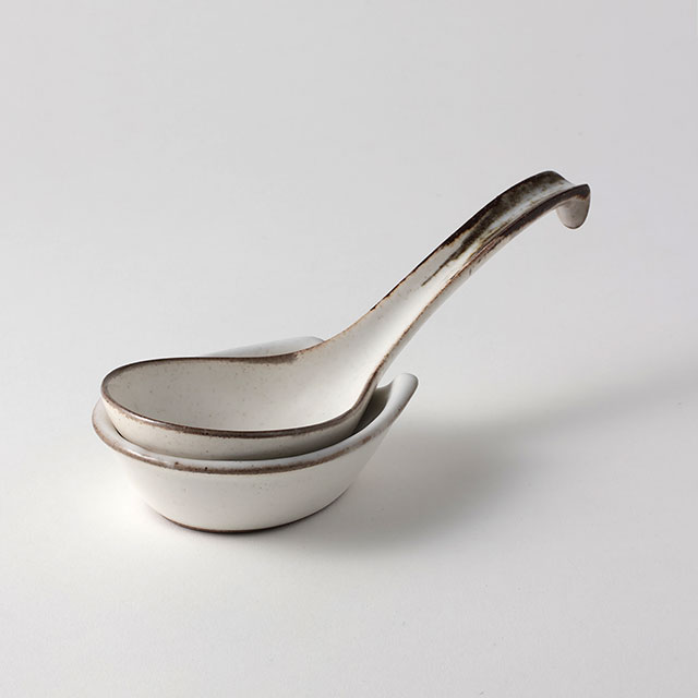 淡雪 白/Be レンゲ大 台付き