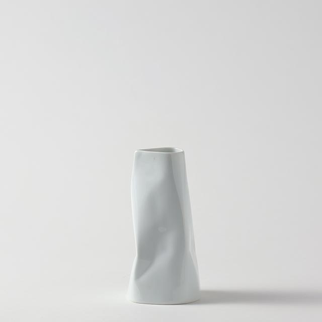 有田　パピルス白　徳利