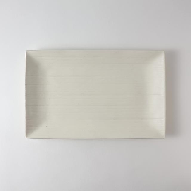 長皿(白) koyomi 34×21.5