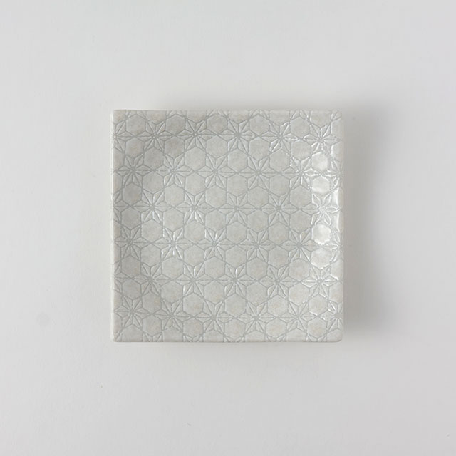 市蔵　白13.5cm　白スクエア皿