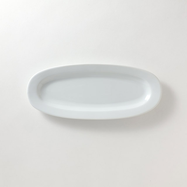楕円白皿 Ver 13×31