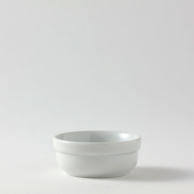 スモールソースディッシュ 白丸