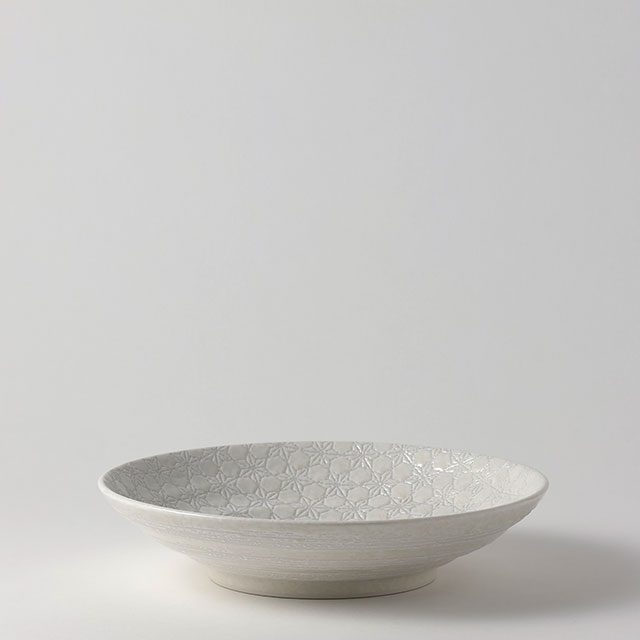 Ichizou　白メタ　めん皿　22.6