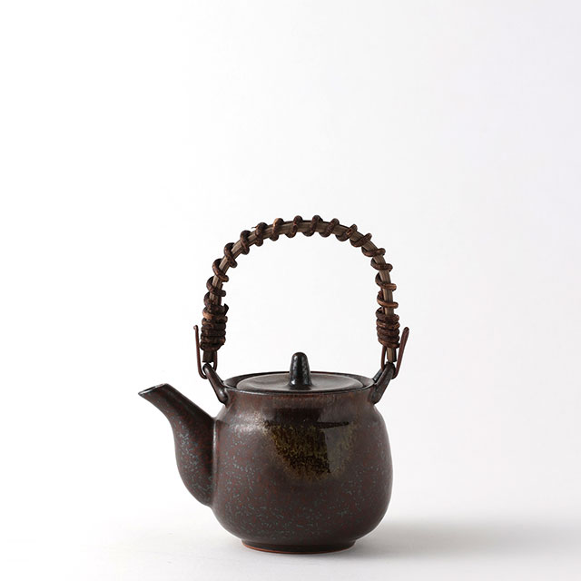 信楽焼　鉄茶　土瓶