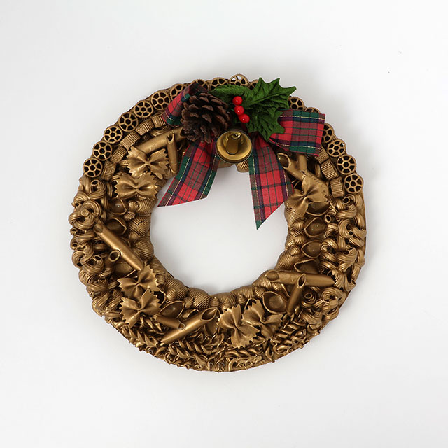 X'mas ゴールドリース　デコ