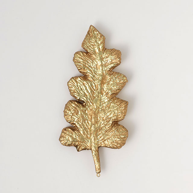 葉型　ゴールド飾り