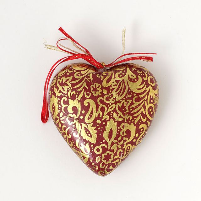 X'mas　オーナメント飾り　赤／ゴールド