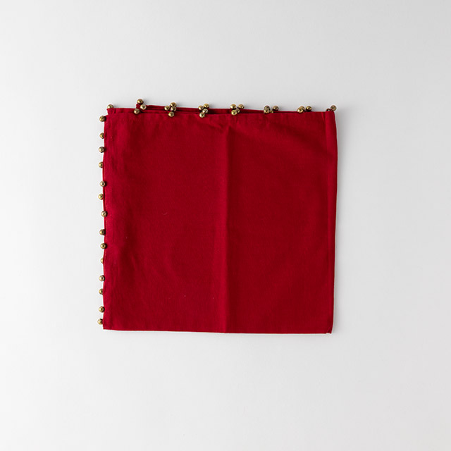 ナプキン 金ボール付Ma赤