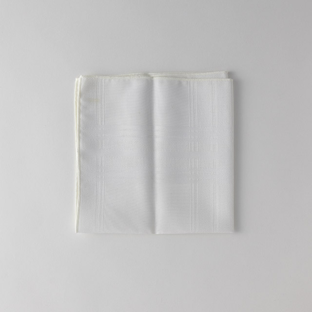 ナプキン 白地格子Mac