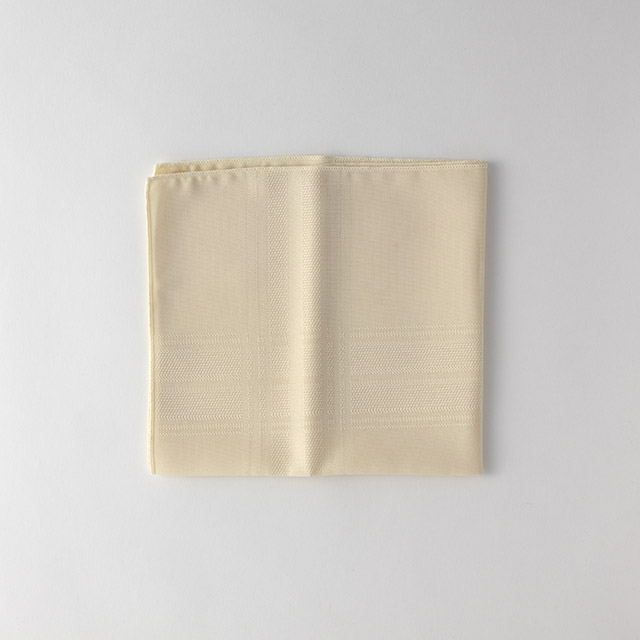 ナプキン　ベージュ地格子Mac