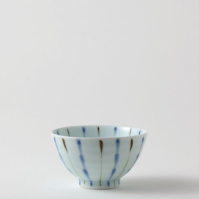 有田茶碗(とう栄工房)ストライプ