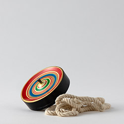 正月　独楽シリーズ　大　赤