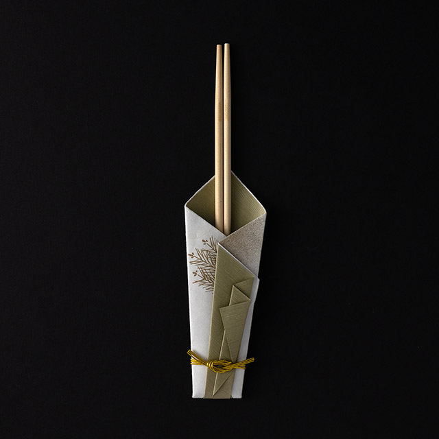 祝箸　松　金水引