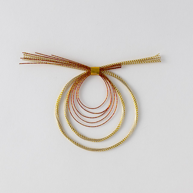 水引結び 金 銀 赤