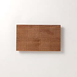 後藤文生　天然木プレート