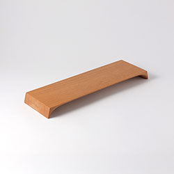 下尾和彦　白木ロングプレートM　高台