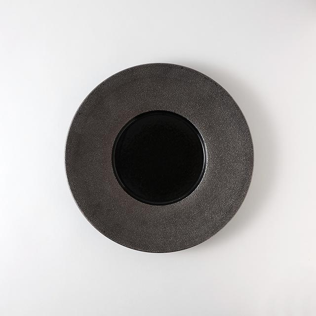 NAGO 27cmプレート 黒/銀