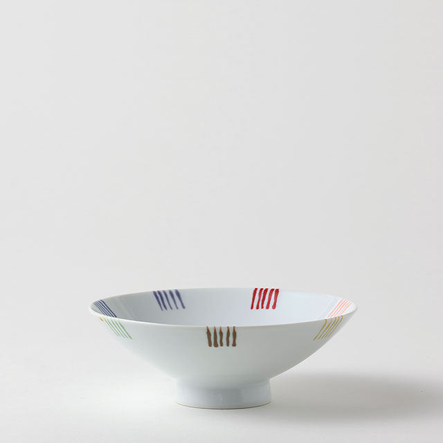 森正洋　平形めし茶碗