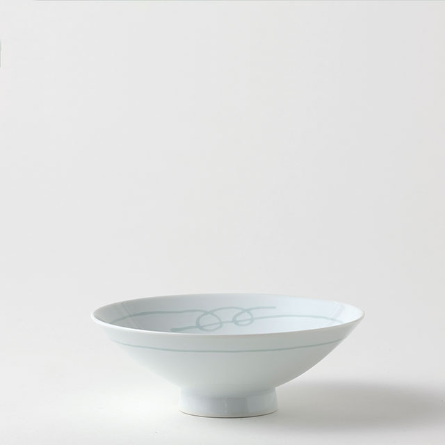 森正洋　平形めし茶碗