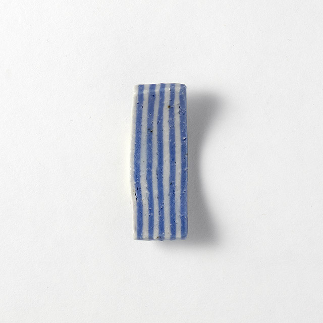 箸置 ブルーストライプ 一文字