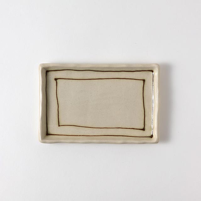 Madu ベージュ17×11長皿