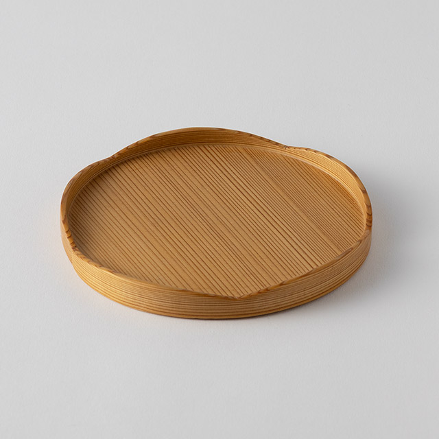 ワッパ 丸銘々皿 花型