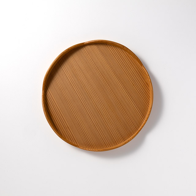 ワッパ 山型丸トレー24cm 浅井工房