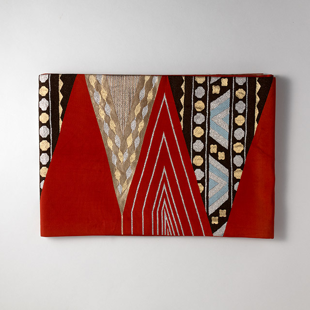 帯ランナー　朱地・茶・青・金銀