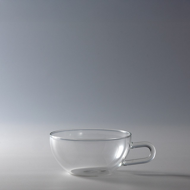 ガラス ティーカップ カーブ