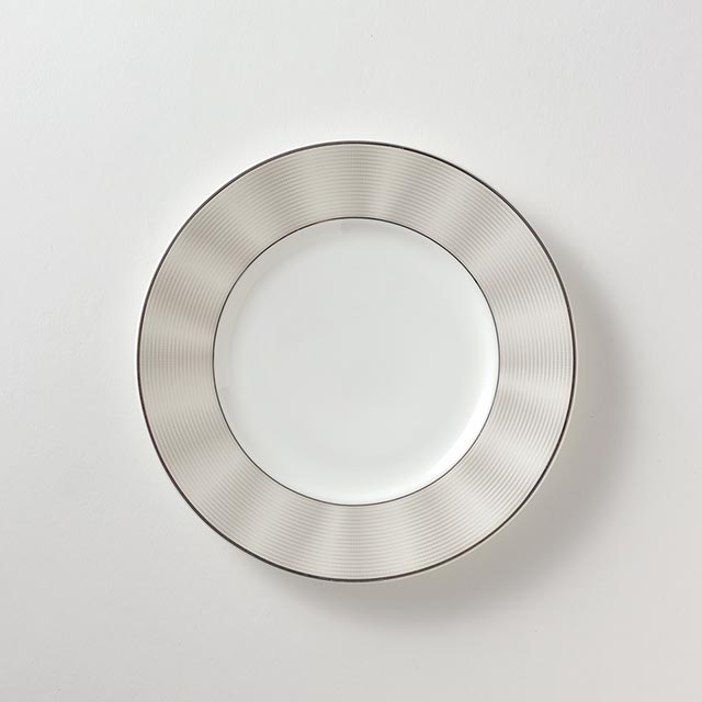 エリート モダン 白・プラチナ15.5皿